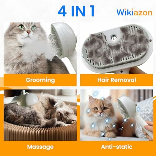 4 In 1 Cat Steam Brush