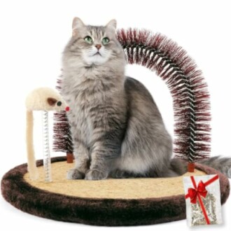 Happi N Pets Original Cat Arch Self Groomer Cat Massager