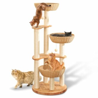 54" Modern Cat Tree Tower