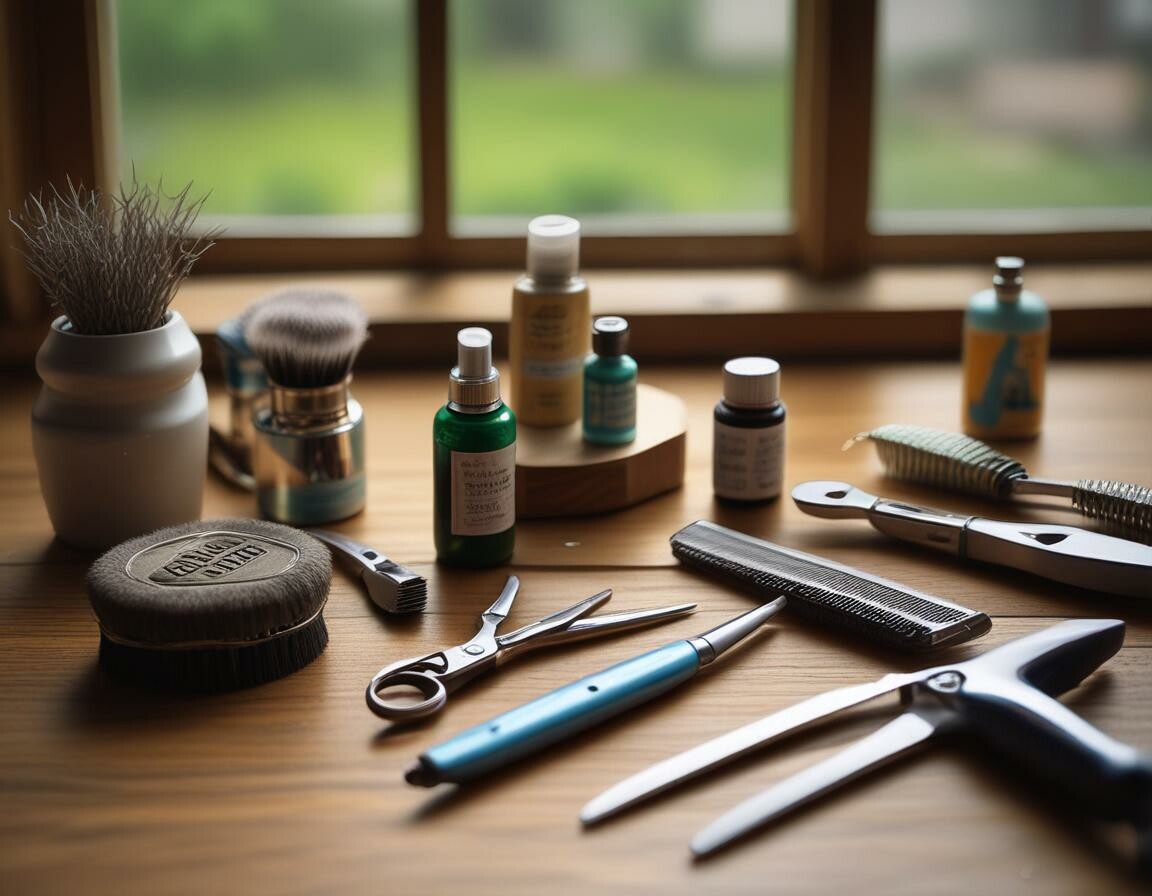 Grooming essentials for cats